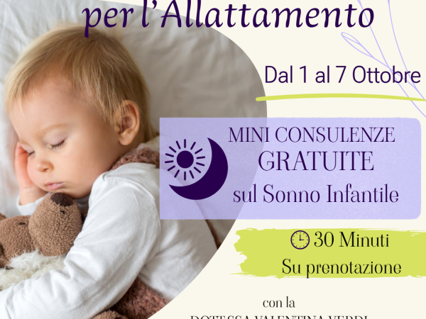 Settimana Nazionale per l’Allattamento | 1–7 ottobre